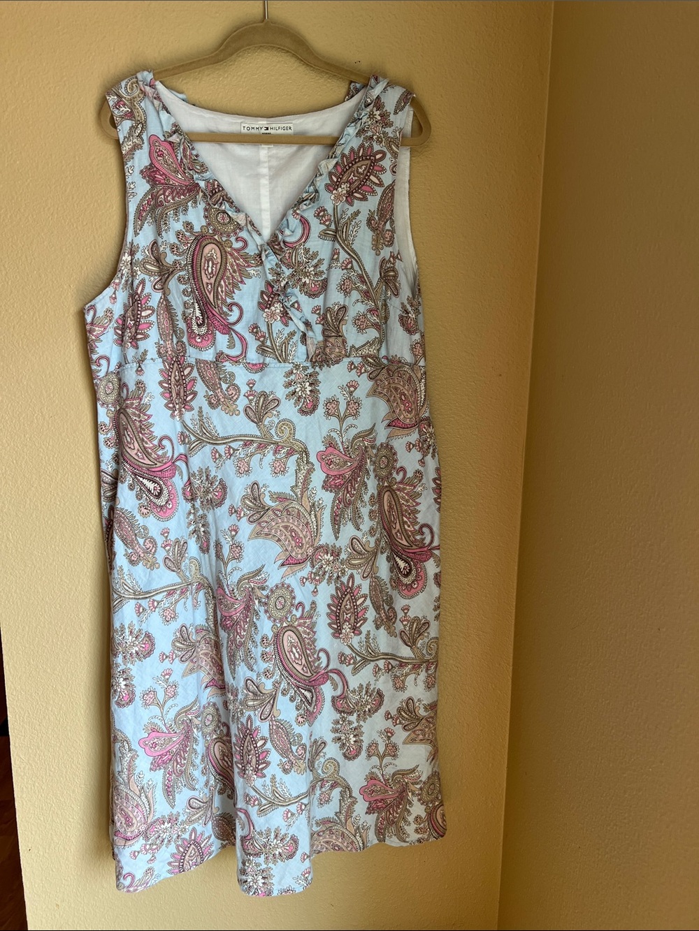 Tommy‎ Hilfiger Dress Sleeveless Linen 20
